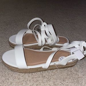 White Brand New Sandals